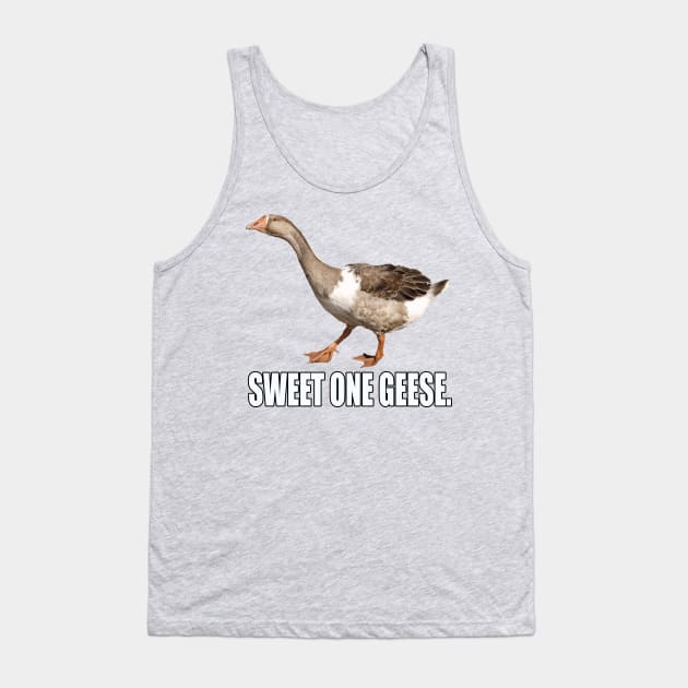 Sweet One Geese Tank Top by Dudey Rhino